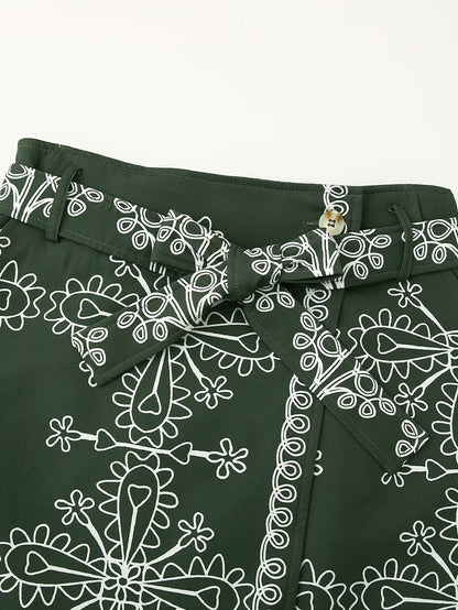 Luvik | Painettu puffer-takki-setti