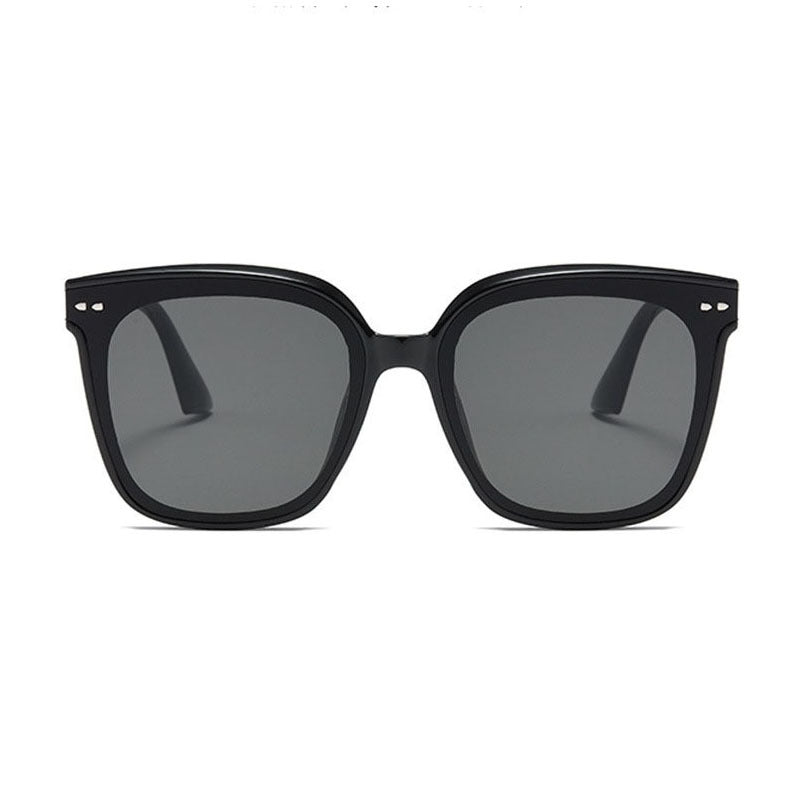 Dame oversized solbrille med moderne, kontrasterende design Luvikno