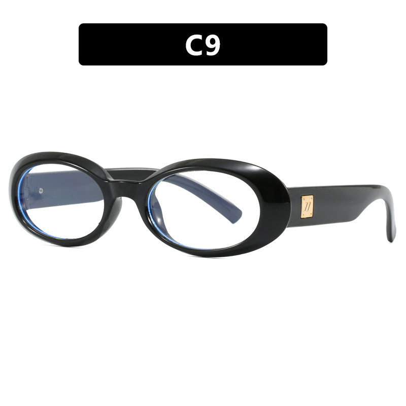 Dame eksklusiv solbrille i elegant ovalt design Luvikno