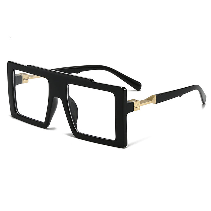 Dame moteriktig solbrille med rektangulær ramme Luvikno