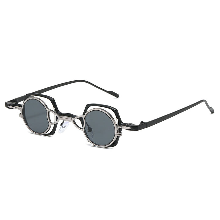 Dame moteriktig solbrille med unikt rammedesign Luvikno