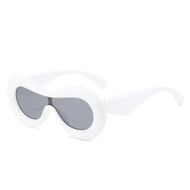Damer futuristisk øyemaske solbrille Luvikno