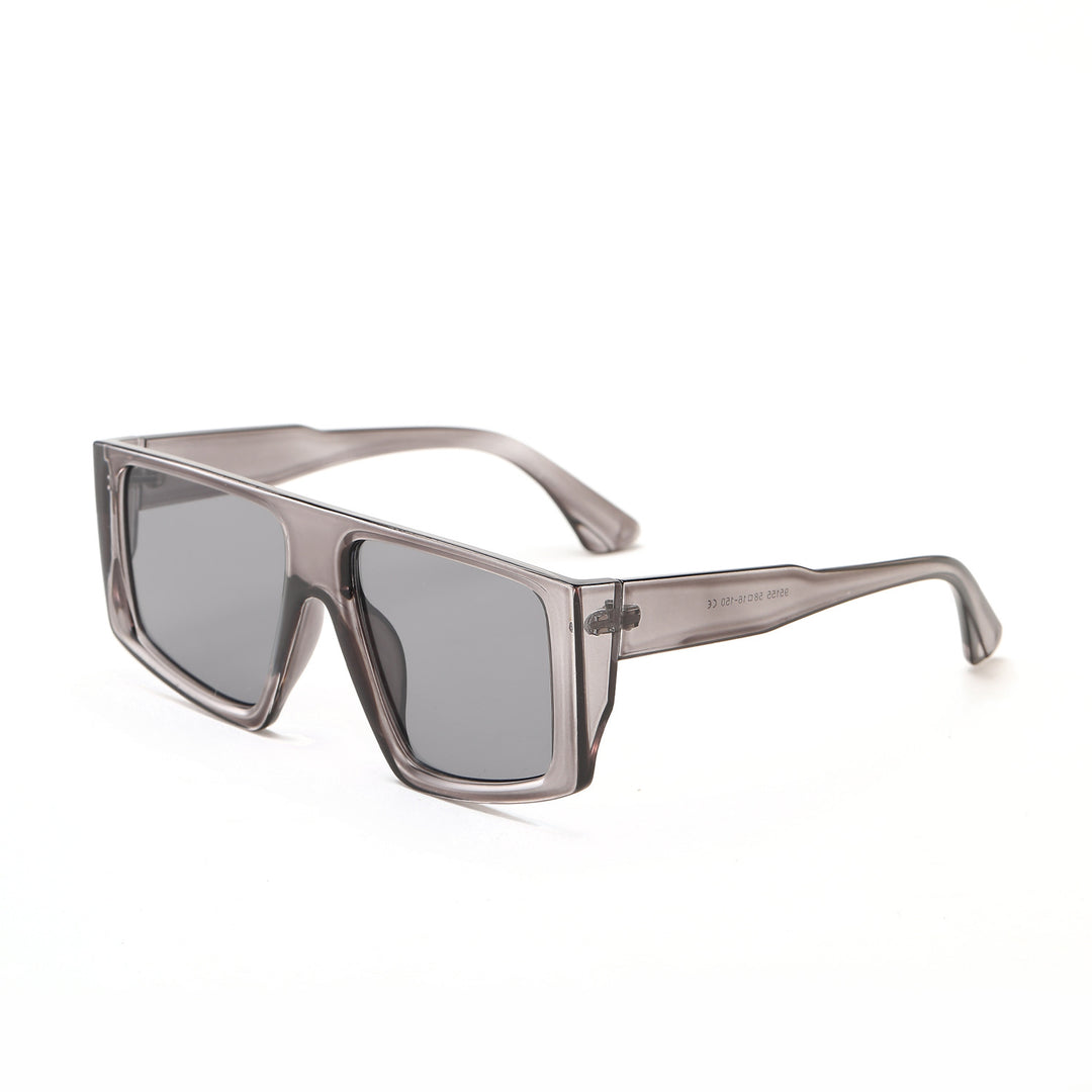 Dame oversized geometrisk solbrille Luvikno