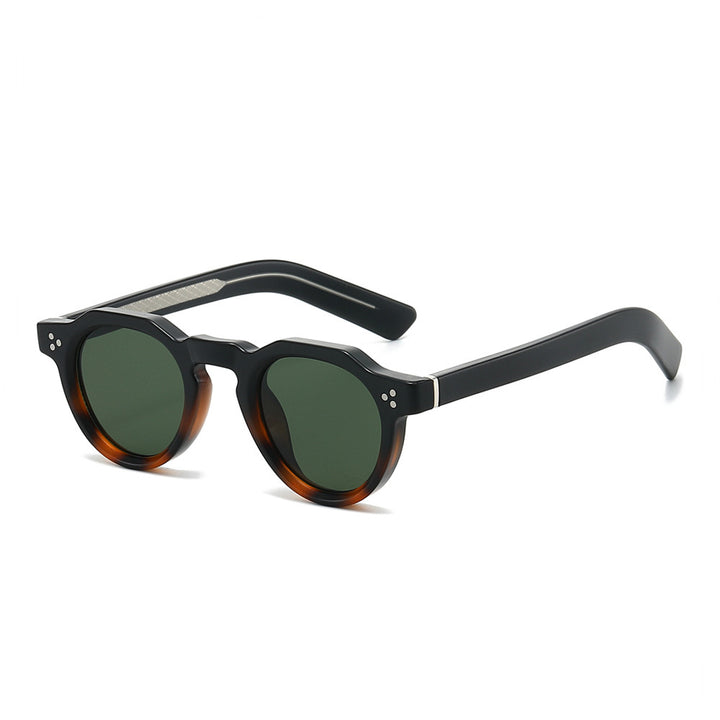 Dame moteriktig solbrille med ekstravagant ramme og UV-beskyttelse Luvikno