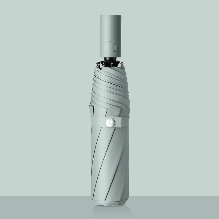 Dame Automatisk sammenleggbare paraply med ergonomisk design og vindresistent teknologi Luvikno