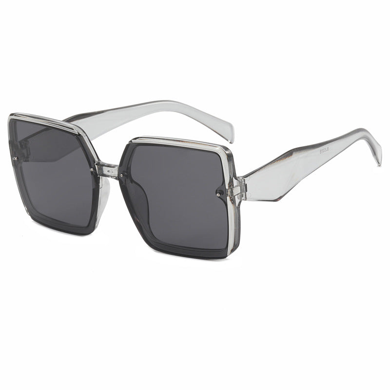 Dame overdimensjonert kvadratisk solbrille Luvikno