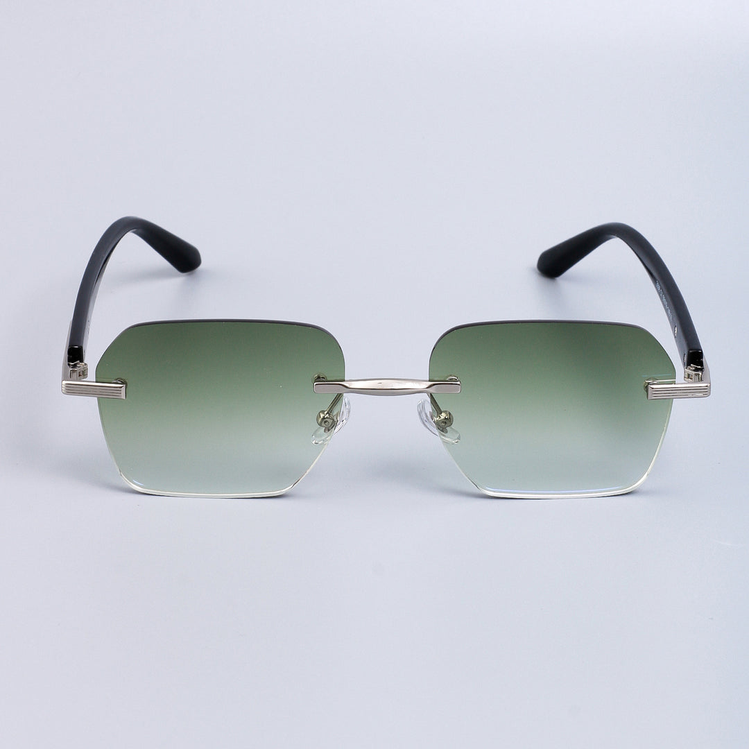 Dame mode solbrille med elegant metallramme og robuste glass Luvikno