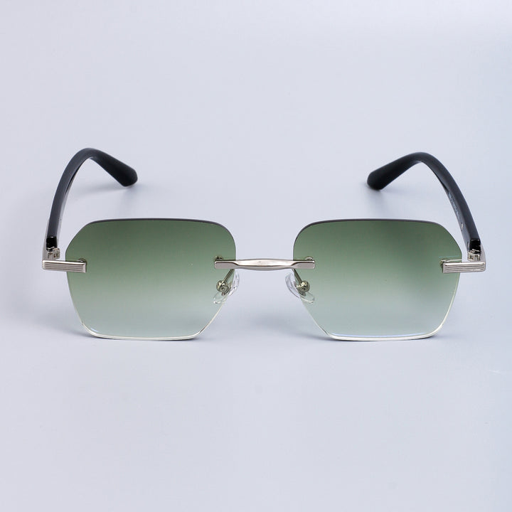 Dame mode solbrille med elegant metallramme og robuste glass Luvikno