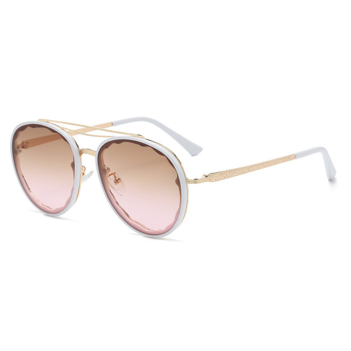 Dame Moderne utformede solbriller i elegant oversized stil Luvikno