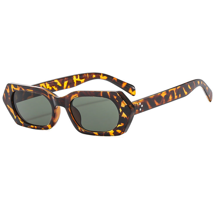Damer moteriktig solbrille med stilig geometrisk design Luvikno
