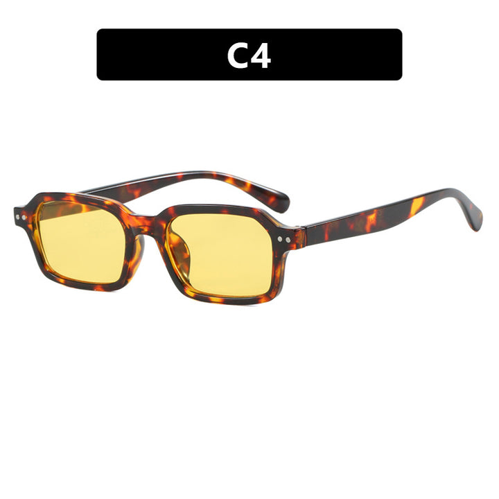 Dame moterik quadratisk solbrille i urban design Luvikno