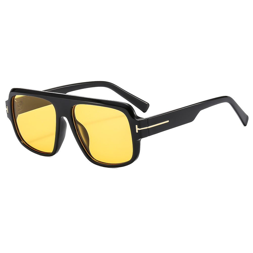 Dame trendy firkantet solbrille Luvikno