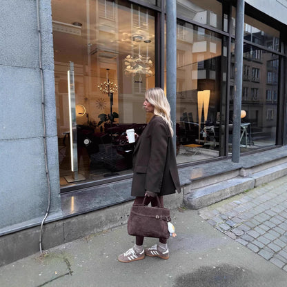 Luvik | Naisten Ylikokoinen Bleiseri pehmeästä villasekoitteesta