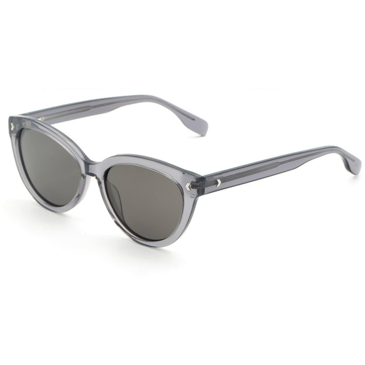 Dame moteriktig Cat-Eye solbrille med UV-beskyttelse og behagelig lett ramme Luvikno