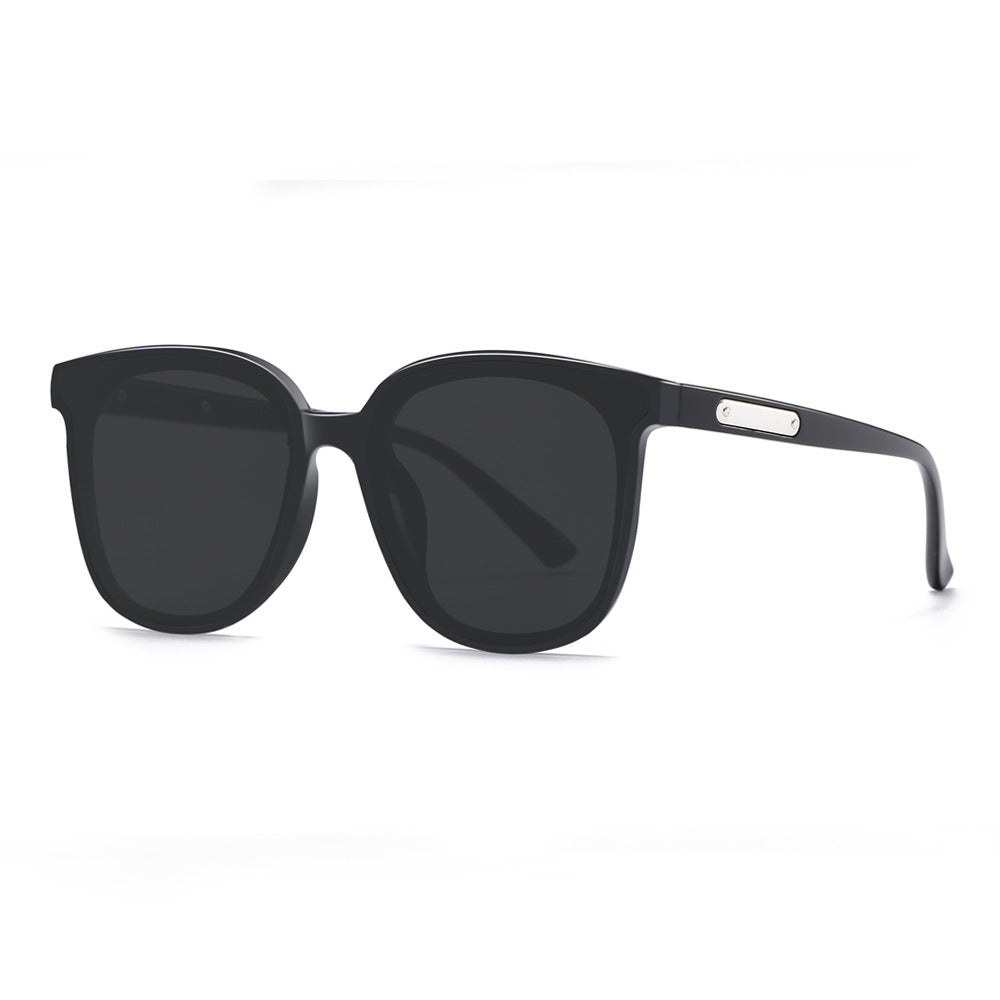Dame Moda firkantet solbrille med robust ramme og UV-beskyttelse Luvikno