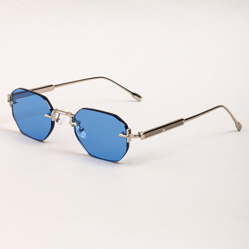 Dame solbrille med elegant åttkantet ramme og komfortable nesepads Luvikno