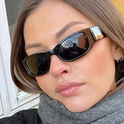 Dame sporty solbriller med bred ramme og UV-beskyttelse Luvikno