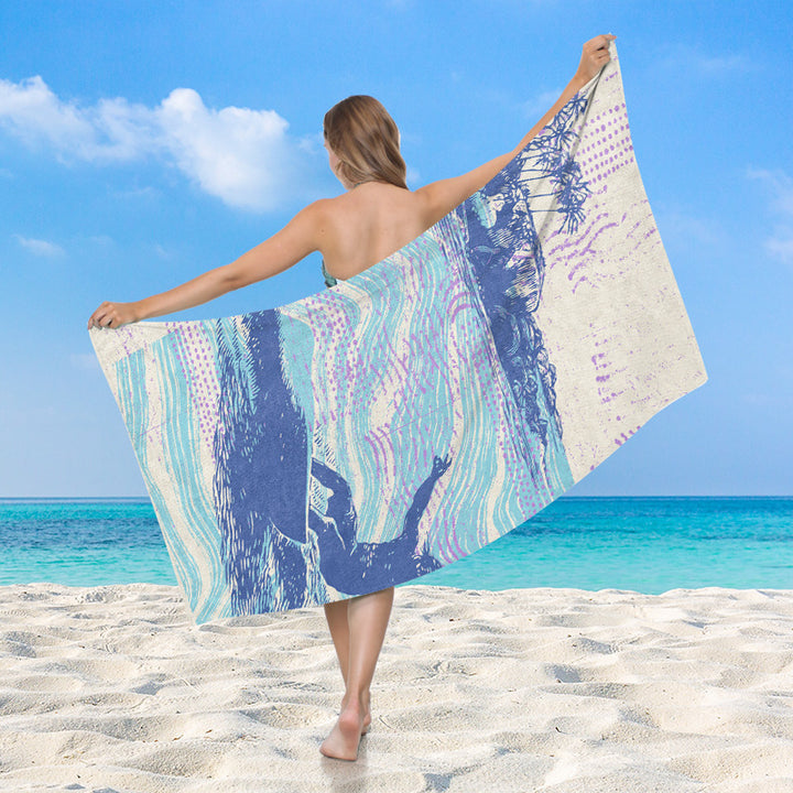 Women's beach towel by Luvikno