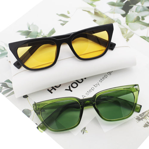 Damer geometrisk designer solbrille i moderne stil Luvikno