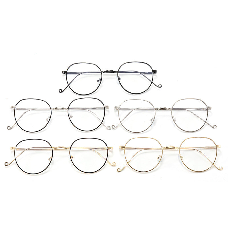 Dame moteriktig brille med elegant oval rammeform Luvikno