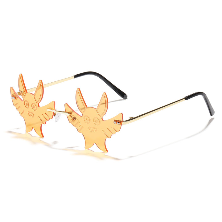 Dame unik solbrille med dyredesign Luvikno