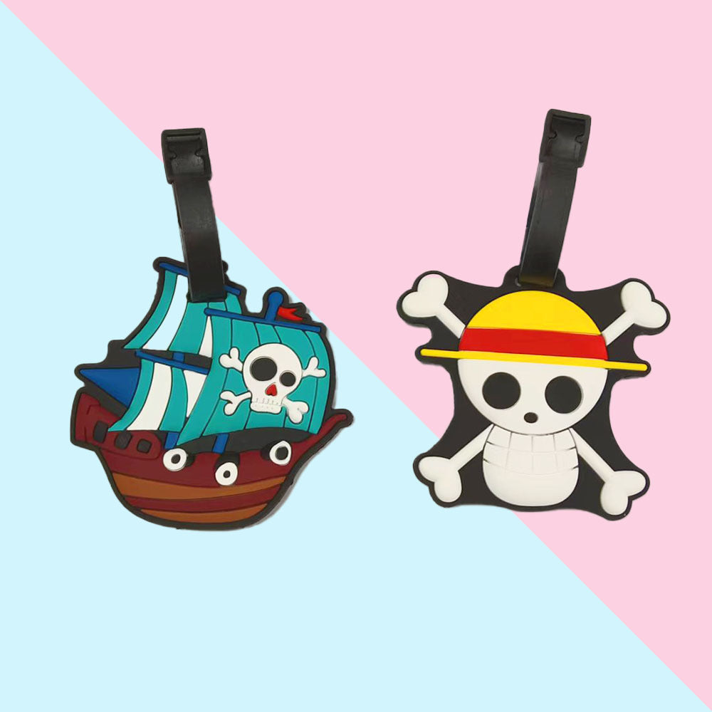 Unisex Bagasjelapp i piratskipsdesign Luvikno
