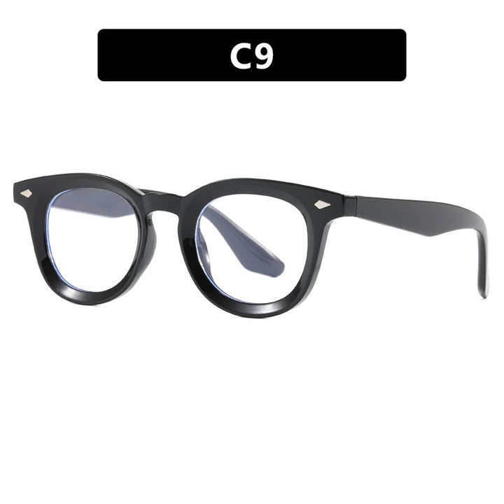 Damen modische Cat-Eye solbrille med transparent ramme Luvikno
