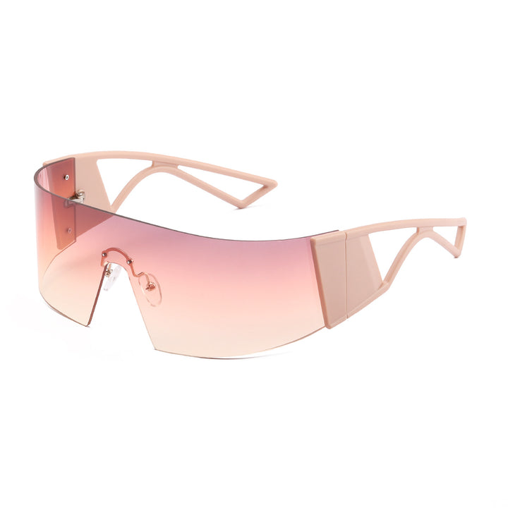 Dame sporty solbriller i futuristisk design Luvikno