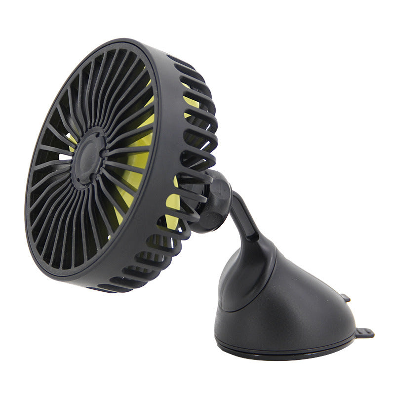 Justerbar Dobbelt-Hode Bil Ventilasjon Vifte Luvikno