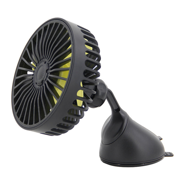 Justerbar Dobbelt-Hode Bil Ventilasjon Vifte Luvikno
