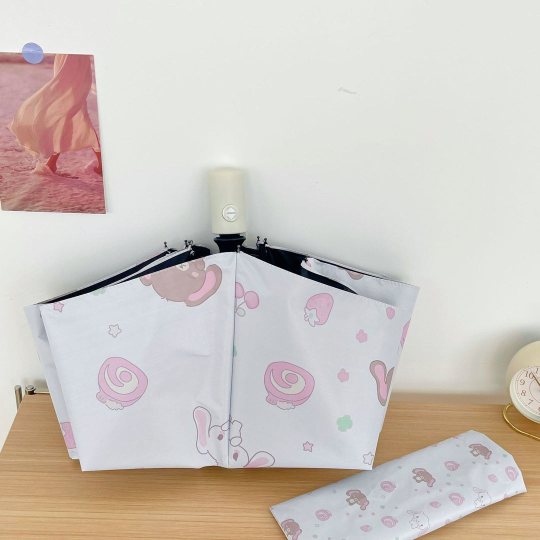 Dame Automatisk Faltparaply med leken dyredesign Luvikno