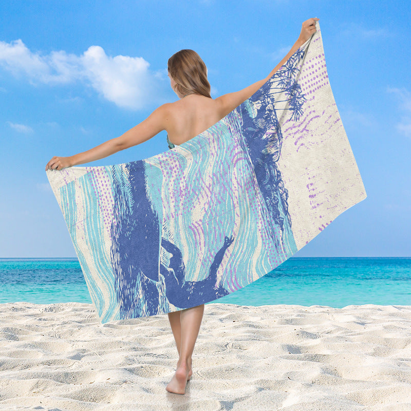 Women's beach towel by Luvikno