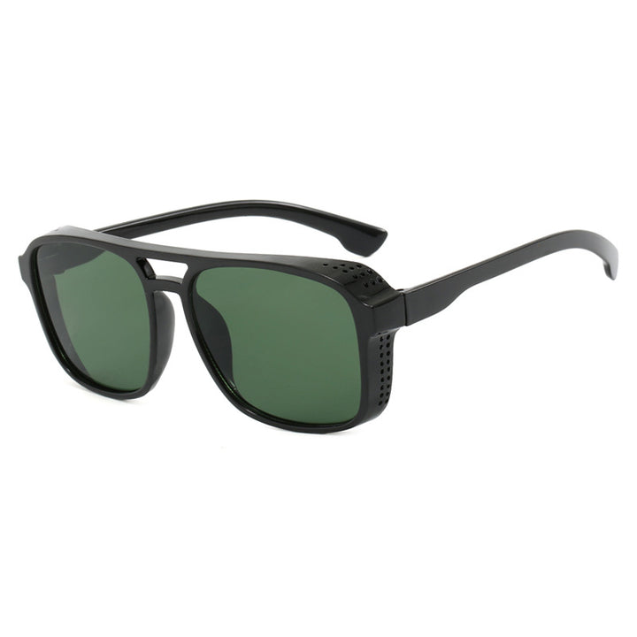 Dame moteriktig solbrille i trendy skilpaddemønster Luvikno