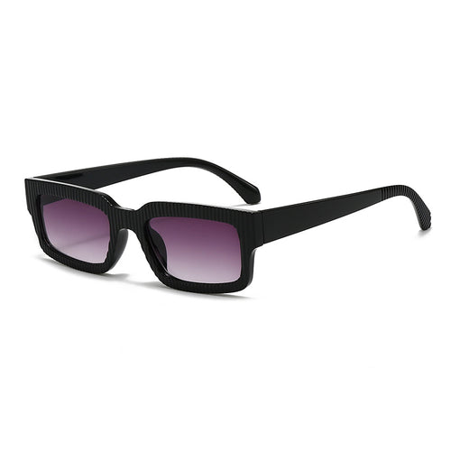 Dame moteriktig solbrille med geometrisk ramme Luvikno