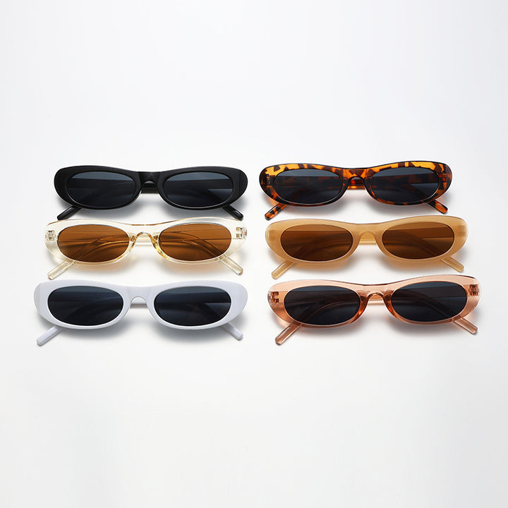 Dame moteriktig solbrille i elegant cat-eye stil Luvikno