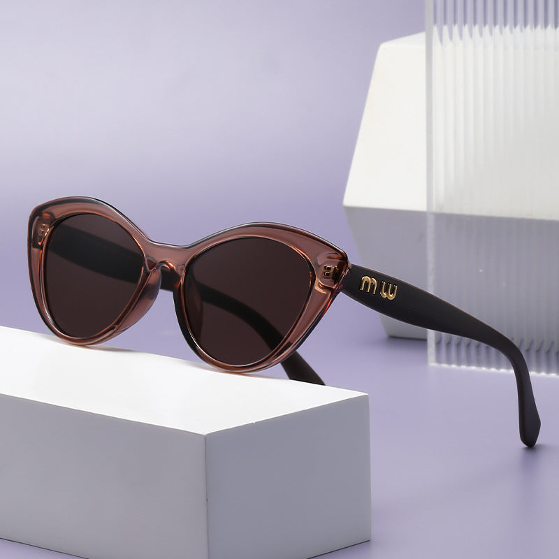 Kvinnenes fashionable cat-eye solbriller med UV-beskyttelse Luvikno