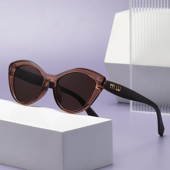 Kvinnenes fashionable cat-eye solbriller med UV-beskyttelse Luvikno