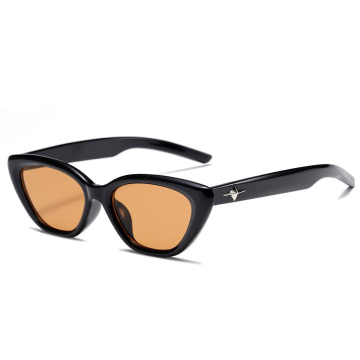 Dame Cat-Eye solbriller med elegant design og UV-beskyttelse Luvikno