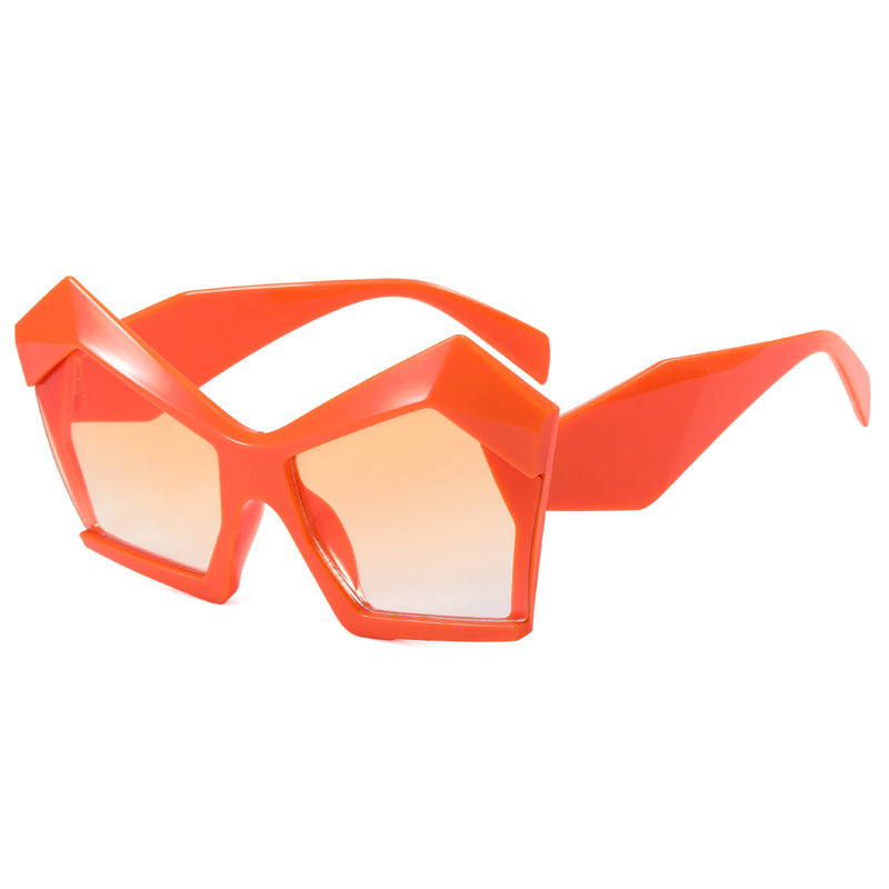 Dame geometrisk designerbrille Luvikno