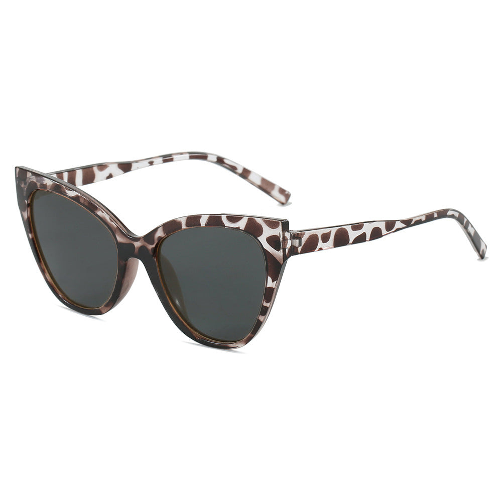 Dame Cat-Eye solbriller med UV-beskyttelse og moderne ramme Luvikno