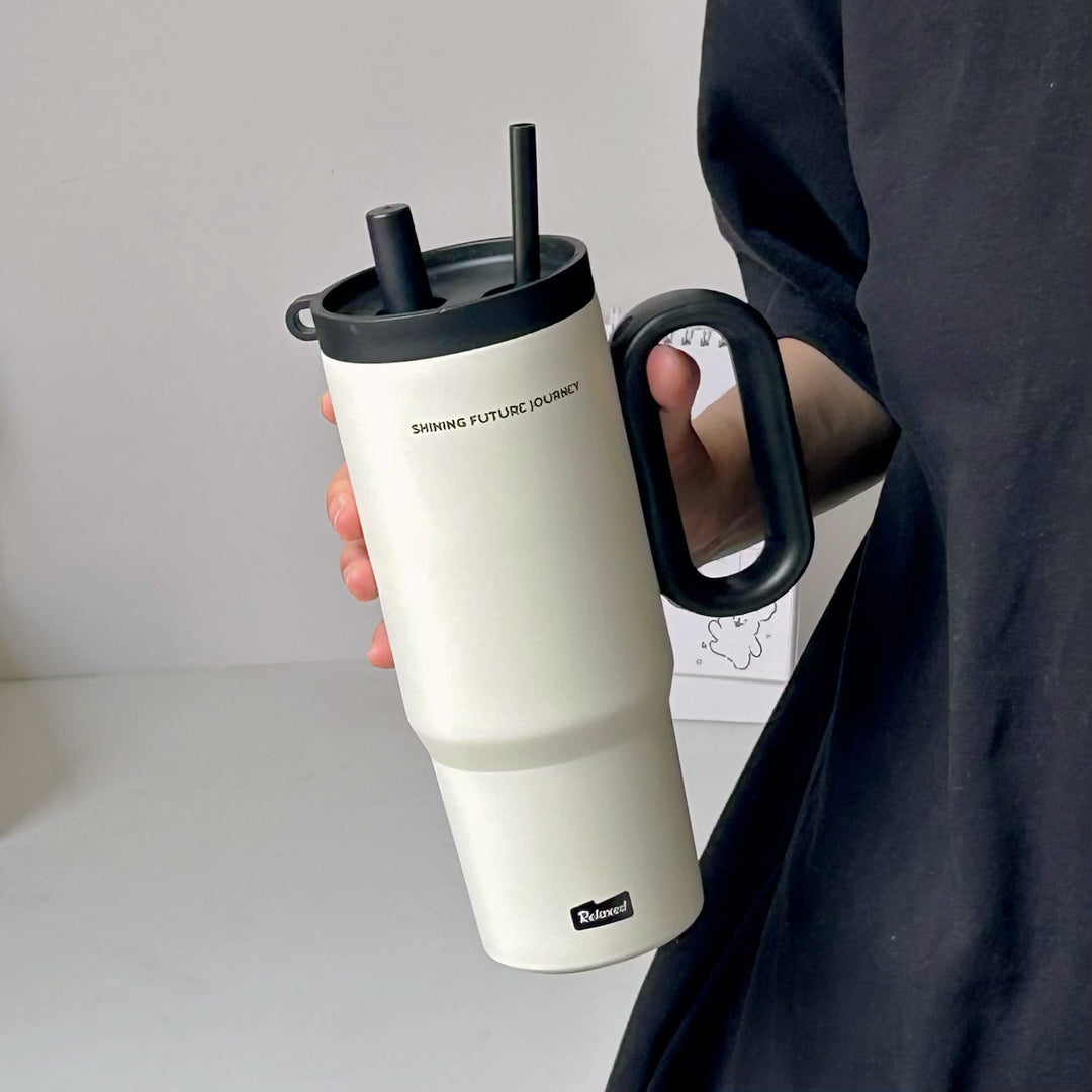 Damen Thermobecher mit praktischem Doppeltrinksystem Luvikno