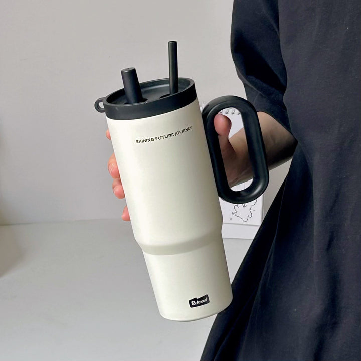 Damen Thermobecher mit praktischem Doppeltrinksystem Luvikno
