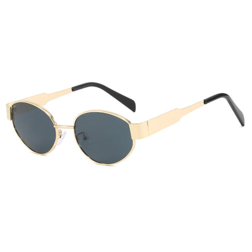 Dame moteriktig solbrille med innovativt geometrisk design Luvikno