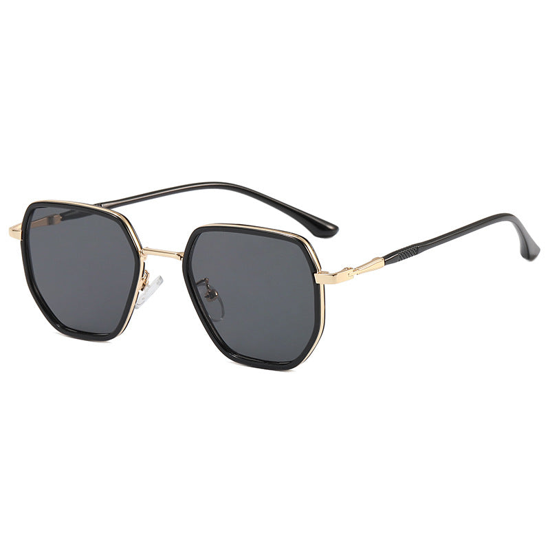 Dame geometrisk solbrille med elegant glassdesign Luvikno