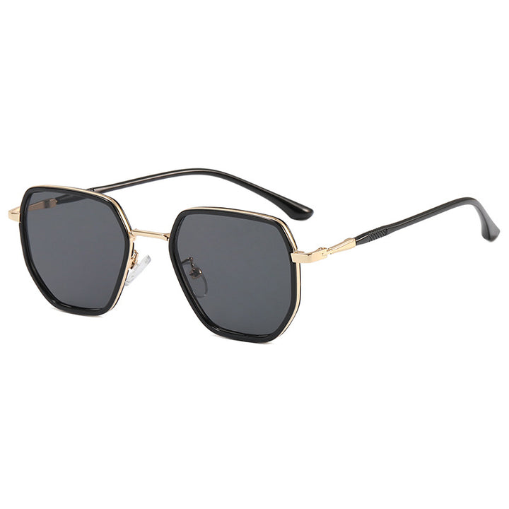 Dame geometrisk solbrille med elegant glassdesign Luvikno