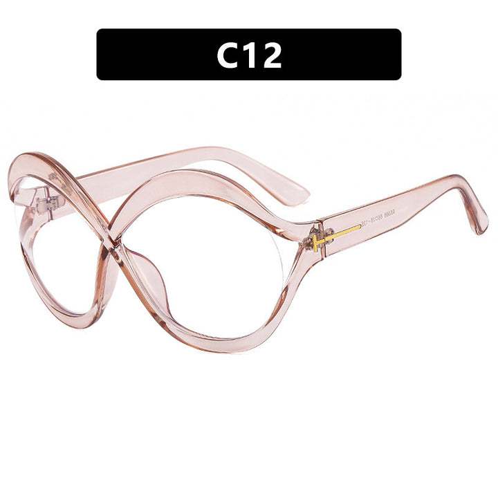 Dame ekstravagant formet solbrille Luvikno