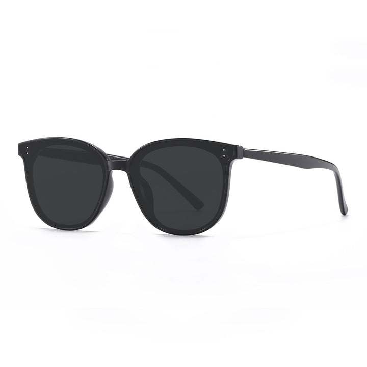 Dame Moda firkantet solbrille med robust ramme og UV-beskyttelse Luvikno