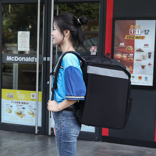 Unisex kjølebag med flere rom og polstret bærehåndtak Luvikno