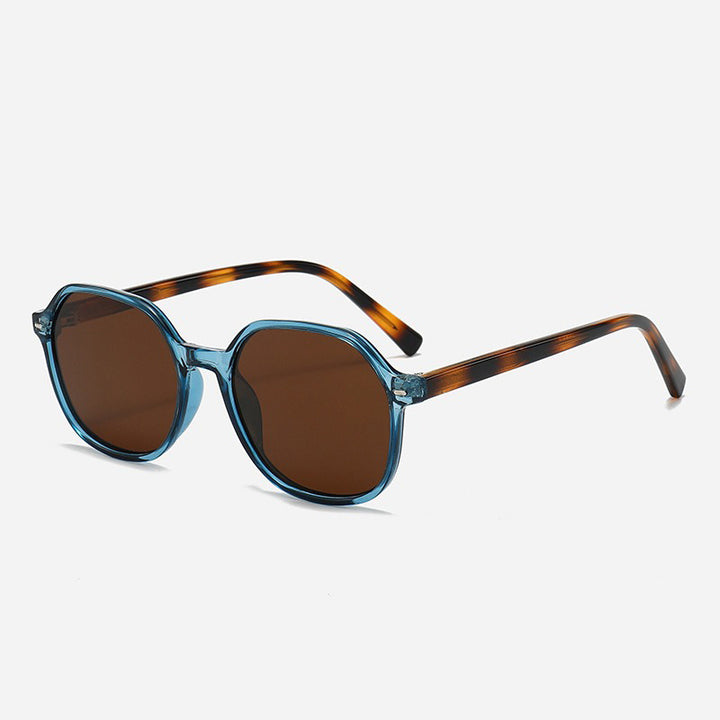 Dame moteriktig solbrille i ekstravagant havskilpadde-design Luvikno