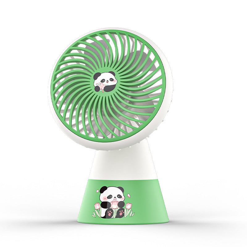 Unisex Bærbar Håndvifte i kreativ Panda-design Luvikno